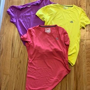 3 Adidas Ultimate Tee workout T-shirt’s. Size M